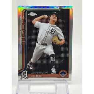 2025 Topps Chrome Jackson Jobe Rookie Lightboard Refractor SSP Detroit Tigers RC